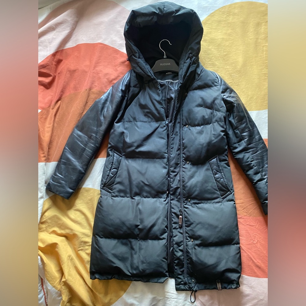 RUDSAK Elegant Black winter coat Small